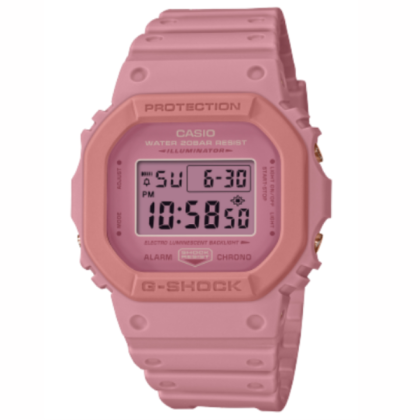 Casio G-Shock Peach Blossom Series DW-5610SL-4A4 Pink Resin Band Men Sport Watch